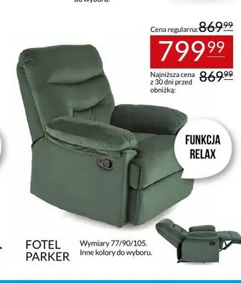 Fotel Parker promocja w Abra Meble