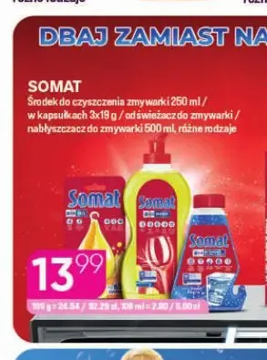 Nabłyszczacz do zmywarki Somat promocja w Drogerie Koliber