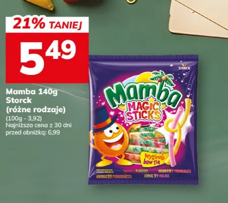 Guma rozpuszczalna Mamba Storck promocja w Hitpol