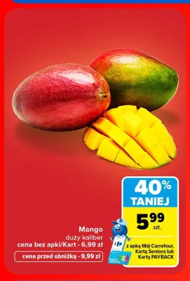 Mango duży kaliber promocja w Carrefour