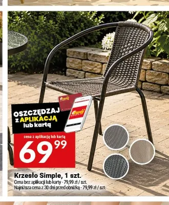 Krzesło Simple promocja w Twój Market
