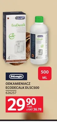 Odkamieniacz EcoDecalk DLSC500 DeLonghi promocja w Selgros