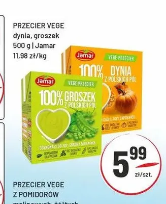 Przecier Vege 100% Dynia z polskich pól Jamar promocja w Sedal