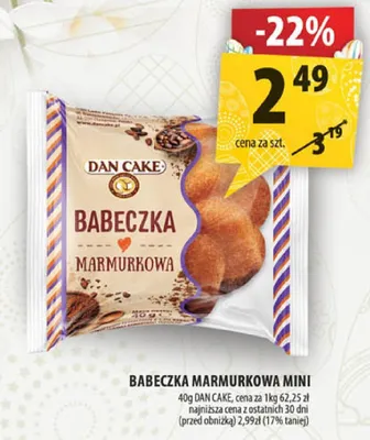 Babeczka marmurków mini promocja w Arhelan