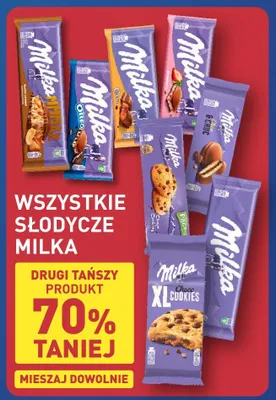 Słodycze Milka promocja w Aldi