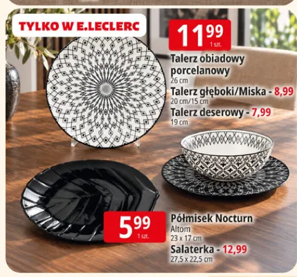 Talerz głęboki porcelanowy 20 cm promocja w Leclerc