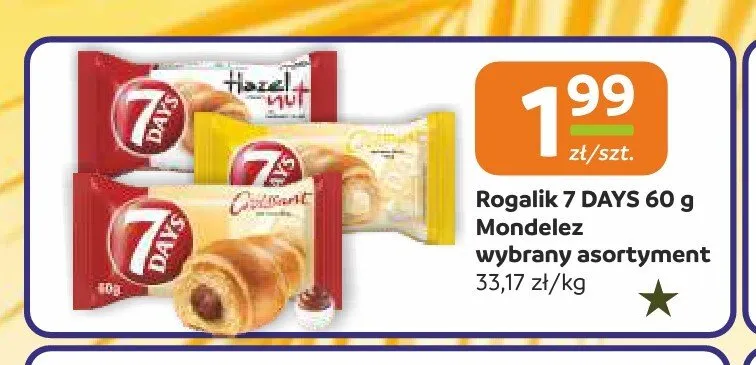 Rogalik 7 DAYS promocja w Społem Częstochowa