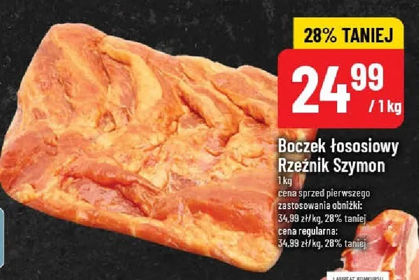 Boczek łososiowy Rzeźnik Szymon promocja w POLOmarket
