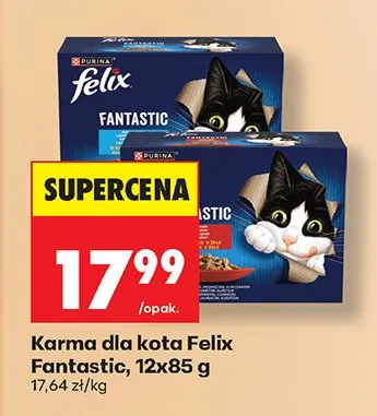 Karma dla kota Fantastic promocja w Biedronka