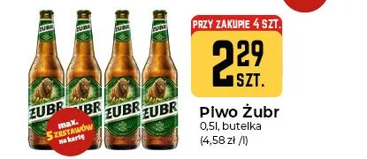 Piwo Żubr promocja w Społem Częstochowa