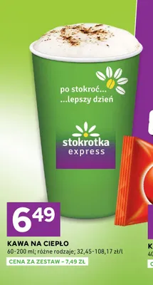 Kawa na ciepło promocja w Stokrotka