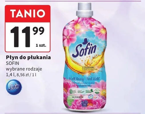 Płyn do płukania Sofin promocja w Intermarche