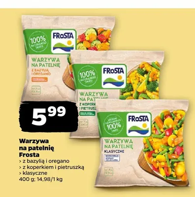 Warzywa na patelnię Frosta z bazylią i oregano promocja w Netto