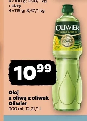 Olej z oliwą z oliwek Oliwier promocja w Netto