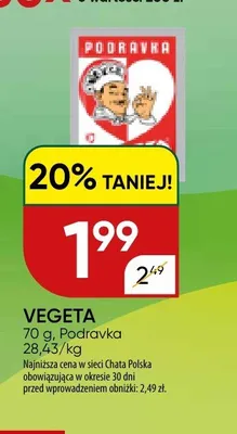 Przyprawa Vegeta promocja w Chata Polska
