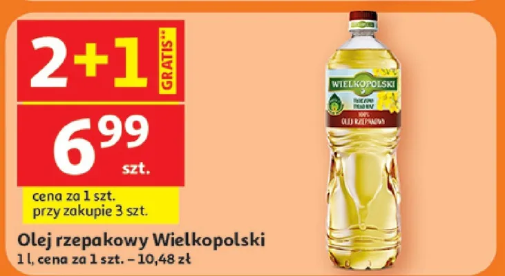 Olej rzepakowy Wielkopolski promocja w Auchan