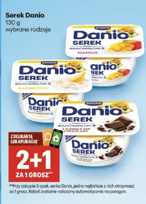 Serek homogenizowany Danio o smaku waniliowym promocja w Delikatesy Centrum