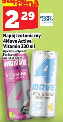 Napój izotoniczny 4Move Active Vitamin 330ml promocja w TOPAZ