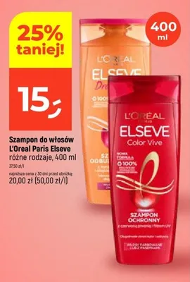 Szampon do włosów różne rodzaje promocja w Dealz