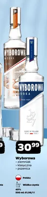 Wódka Wyborowa pszenica promocja w Netto