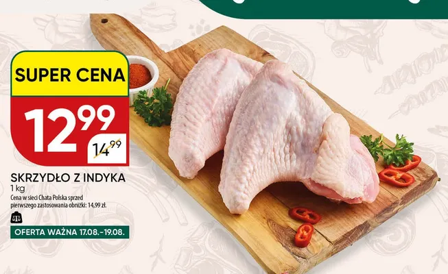 Skrzydło z indyka promocja w Chata Polska
