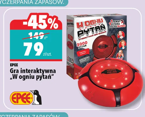 Gra interaktywna W ogniu pytań Epee promocja w Biedronka Home