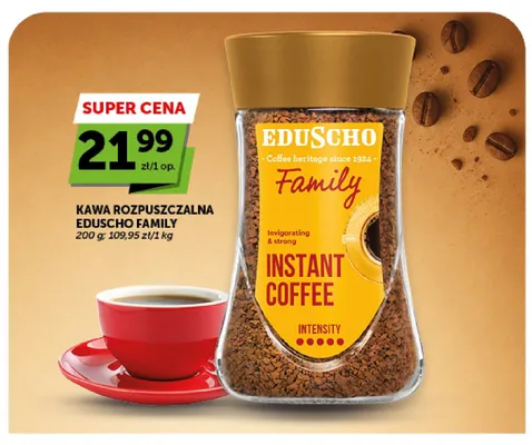 Kawa rozpuszczalna Eduscho Family promocja w ABC