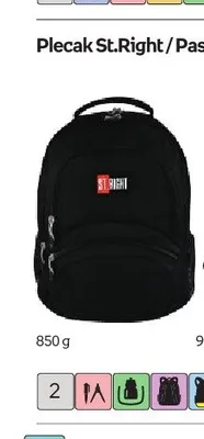 Plecak St.Right St. Right promocja w Empik