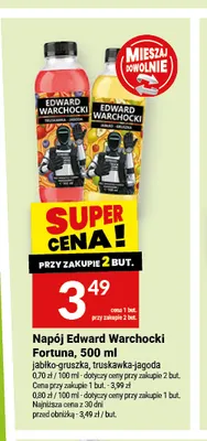 Napój Edward Warchocki jabłko-gruszka Fortuna promocja w Twój Market