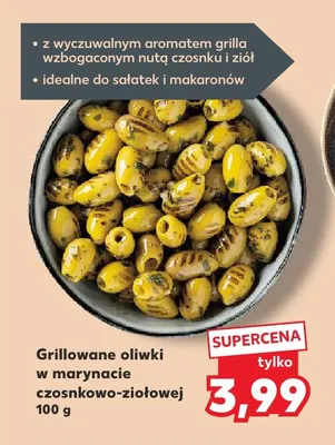 Grillowane oliwki w marynacie czosnkowo-ziołowej promocja w Kaufland