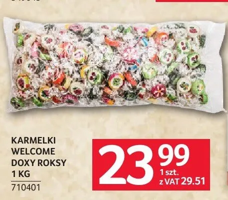 Karmelki Welcome Doxy Roksy promocja w Selgros
