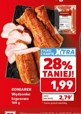 Wędzonka bigosowa Koniarek promocja w Kaufland