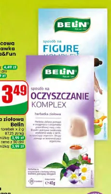 Herbatka ziołowa Belin Oczyszczanie Komplex promocja w Dino
