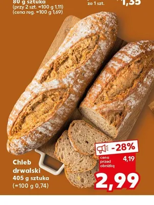 Chleb drwalski promocja w Kaufland