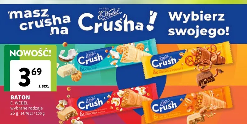 Baton wybrane rodzaje promocja w Intermarche