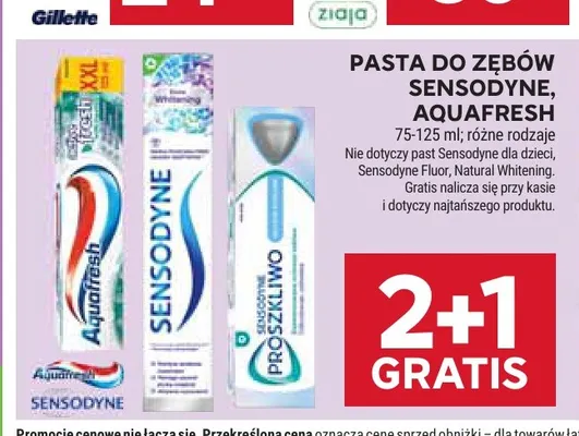Pasta do zębów Sensodyne promocja w Stokrotka