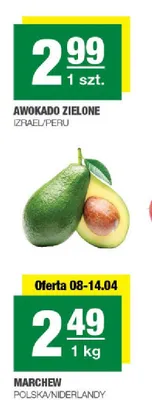 Awokado zielone promocja w SPAR