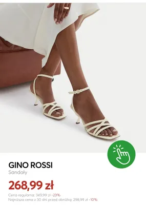 Sandały Gino Rossi promocja w eobuwie.pl