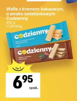 Wafle z kremem kakaowym Codzienny promocja w Delikatesy Centrum