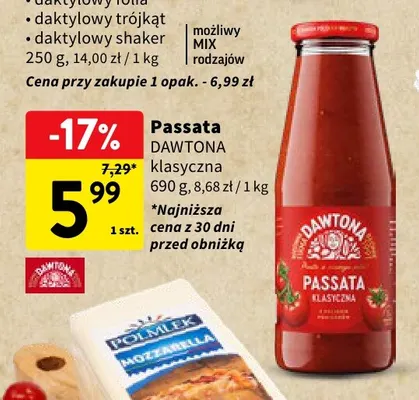 Passata Dawtona klasyczna promocja w Intermarche