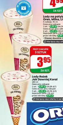 Lody Rożek promocja w Dino