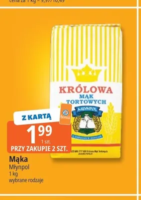 Mąka Młynpol promocja w Leclerc