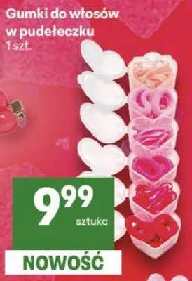 Gumki do włosów w pudełeczku promocja w Delikatesy Centrum