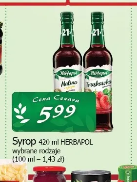 Syrop Herbapol promocja w CEZAR Delikatesy