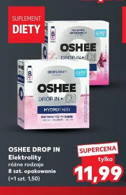 Elektrolity Hydrotabs Red Grape Dragonfruit Oshee Drop In promocja w Kaufland
