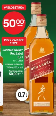 Whisky Johnnie Walker Red Label promocja w Żabka