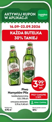 Piwo Namysłów Pils promocja w Żabka
