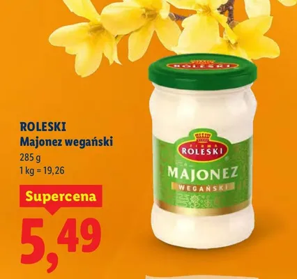Majonez wegański promocja w Lidl