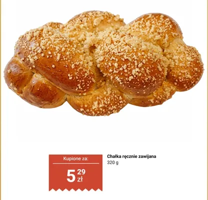 Chałka ręcznie zawijana promocja w Biedronka