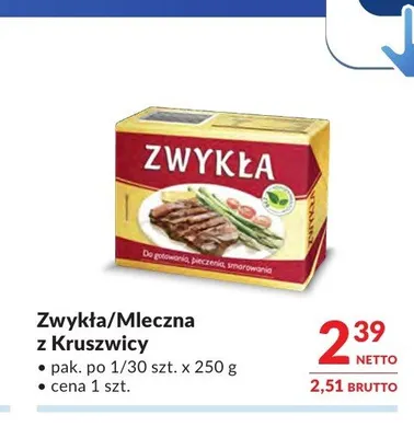 Margaryna Mleczna z Kruszwicy promocja w Makro